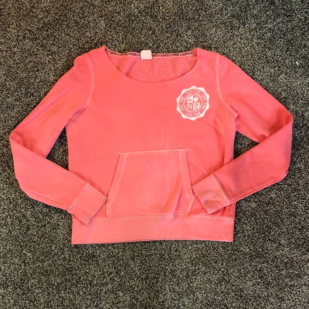 Raw Edge Crew Neck